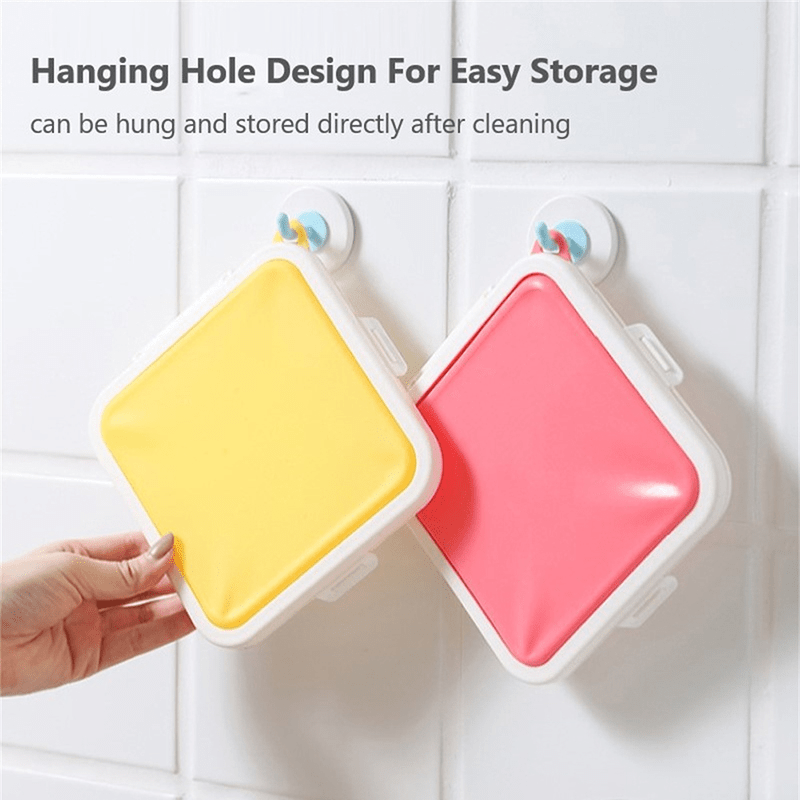 Silicone Sandwich Storage Box Reusable Microwave Lunch Box