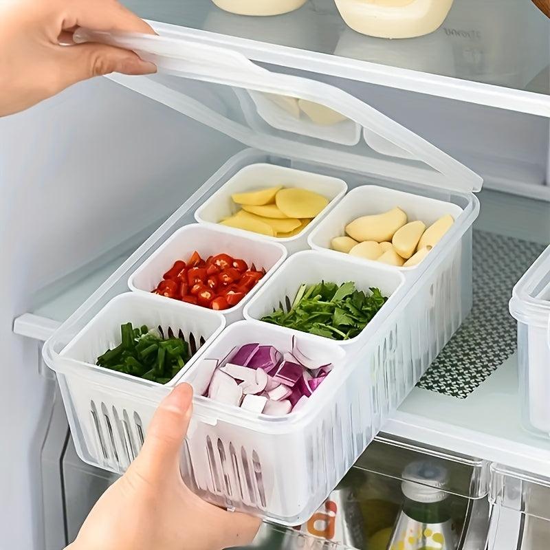 2pcs Fridge Food Storage Containers With Lids Reusable Small Boxes
