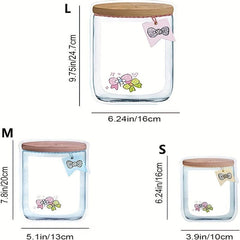 5pcs Reusable Mason Jar Bottles Bags Leak-proof Portable Food Storage Bag