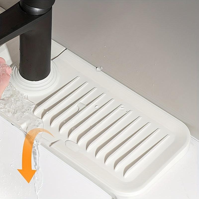 Non Slip Faucet Drain Mat Kitchen Sink Protector
