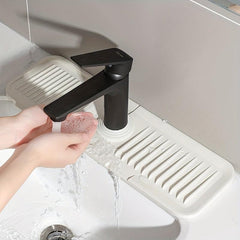 Non Slip Faucet Drain Mat Kitchen Sink Protector
