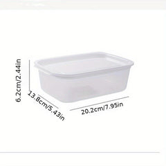3pcs Refrigerator Storage Box Fresh Keeping Sealed Containers with Lids