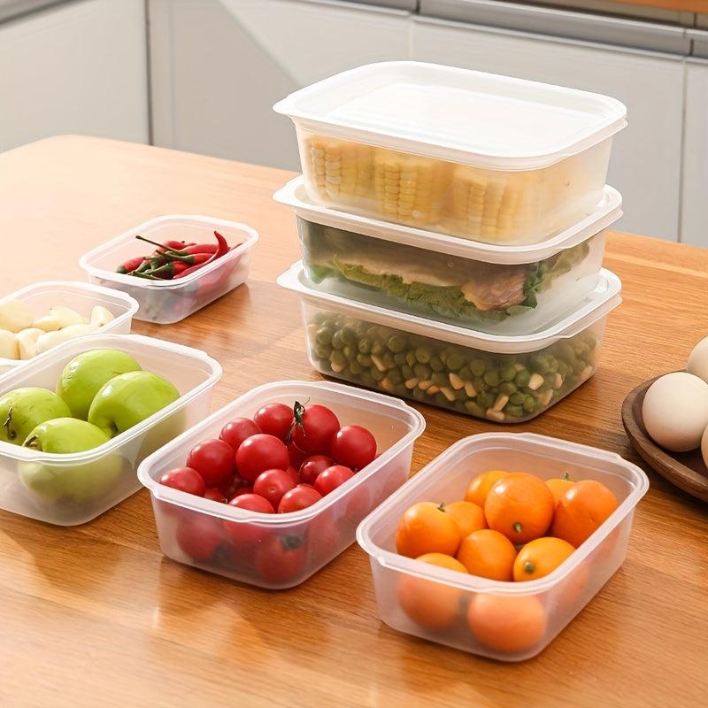 3pcs Refrigerator Storage Box Fresh Keeping Sealed Containers with Lids