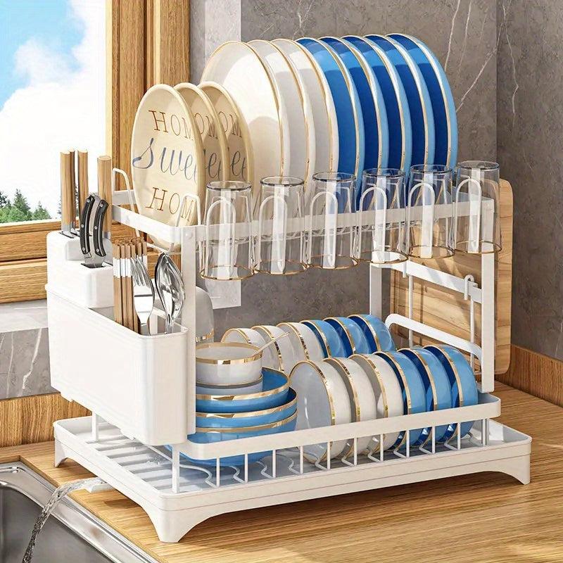 2-Tier Kitchen Rack and Seasoning Holder