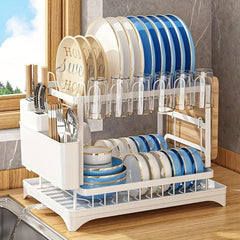 2-Tier Kitchen Rack and Seasoning Holder
