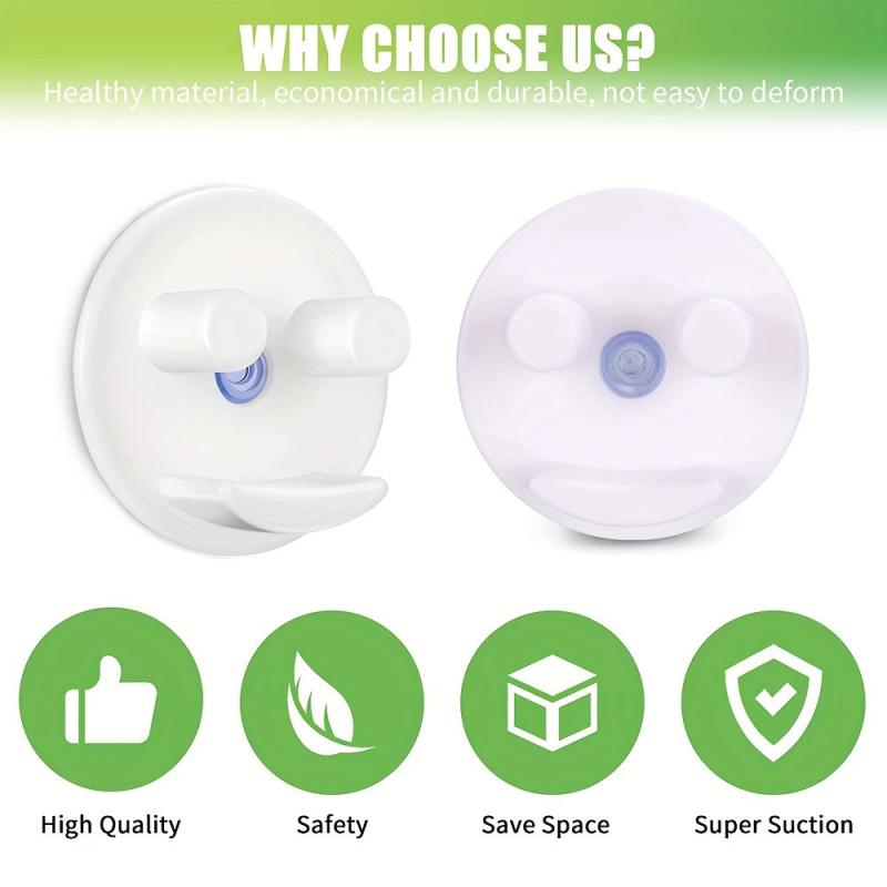 Smile Face Sponge Holder with Suction Cup Mount
