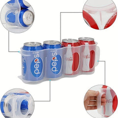 4 Grid Beer Beverage Storage Box Portable Organizer Bins Can Dispenser