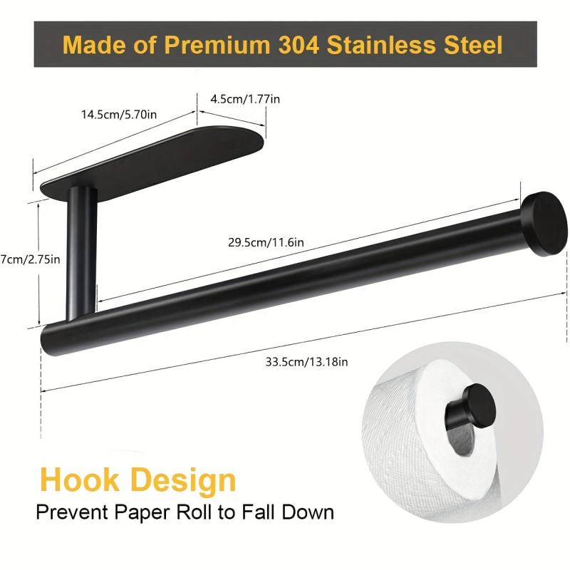 Kitchen Tissue Roll Holder Wall Mounted Toilet Roll Holder