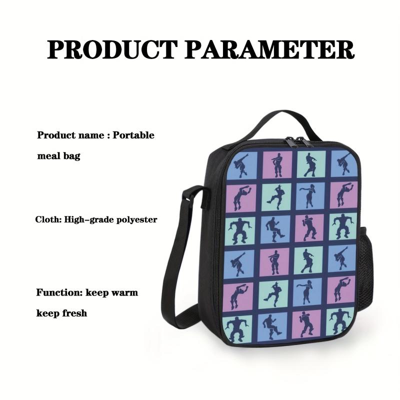 Bento Bag Ice Pack Outdoor Picnic Lunch Waterproof Insulated Container