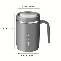 Insulated Coffee Mug Stainless Steel with Lid, Portable Water Cup