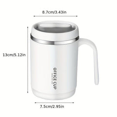 Insulated Coffee Mug Stainless Steel with Lid, Portable Water Cup