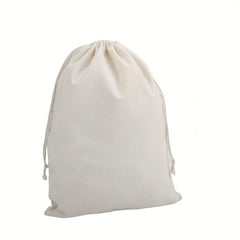 3pcs Linen Bread Bag Drawstring Reusable Fresh-keeping Kitchen Supplies