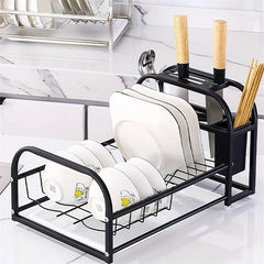 Countertop Dish Rack Cutting Board Bowl Plate Storage Rack