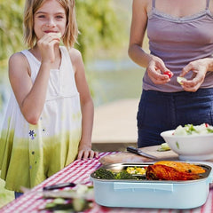 304 Stainless Steel Insulated Lunch Box 1500ml Capacity 4 and 5 Compartments
