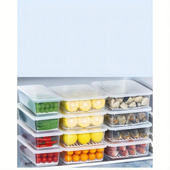 Fresh Keeping Box Meat Fruits Vegetables Refrigerator Organizer