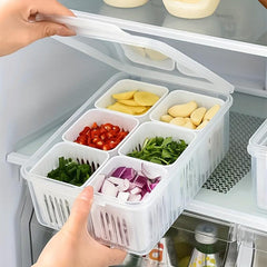 Onion Organizer for Kitchen Refrigerator Storage Box