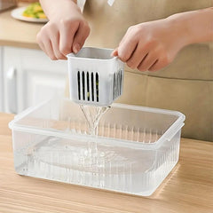 Onion Organizer for Kitchen Refrigerator Storage Box