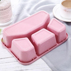 Wheat Straw Bento Box Japanese Style Lunch Box Microwave Safe Student Lunch Box