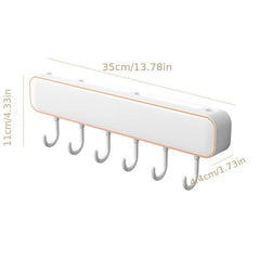 Wall mounted Utensils Rack Holder Hook Storage Rack Kitchen Accessories
