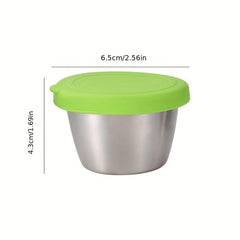 Salad Sauce Container Stainless Steel Small Dipping Sauce