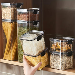 Transparent Candy Jars with Lids - Sealed Fresh-keeping Containers