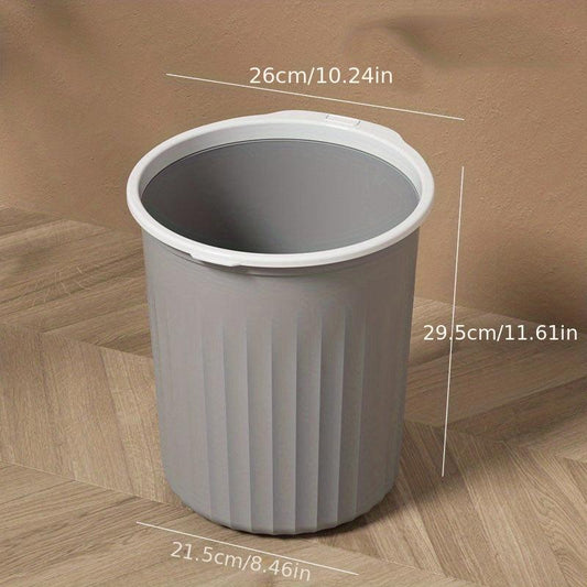 Good looking trash can with pressure ring, large capacity
