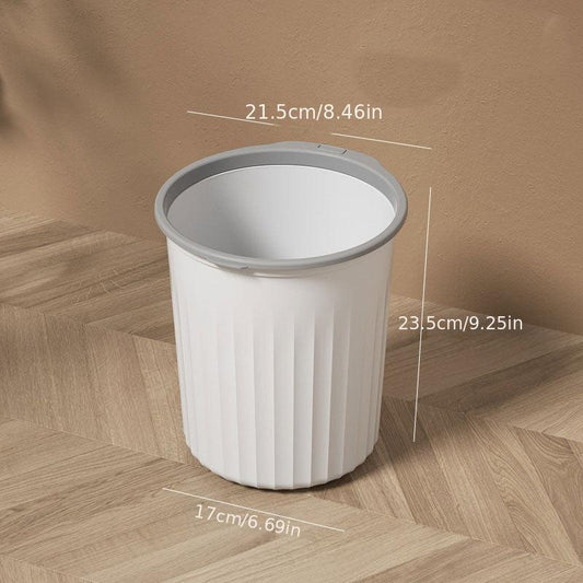 Good looking trash can with pressure ring, large capacity