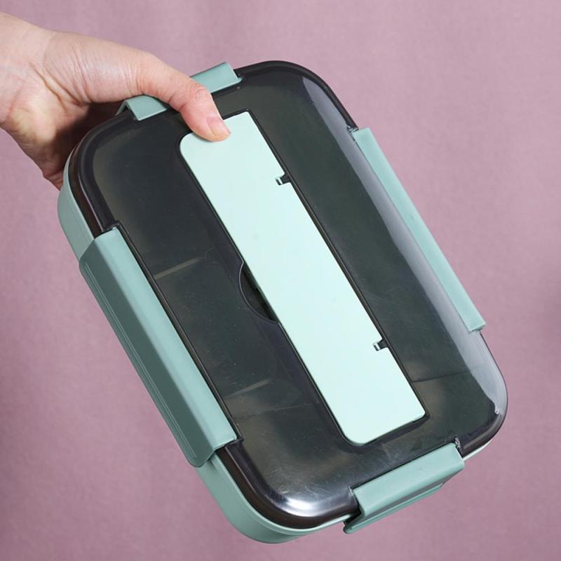 Insulated Lunch Box Set With Tableware Leakproof Food Container Bento Box