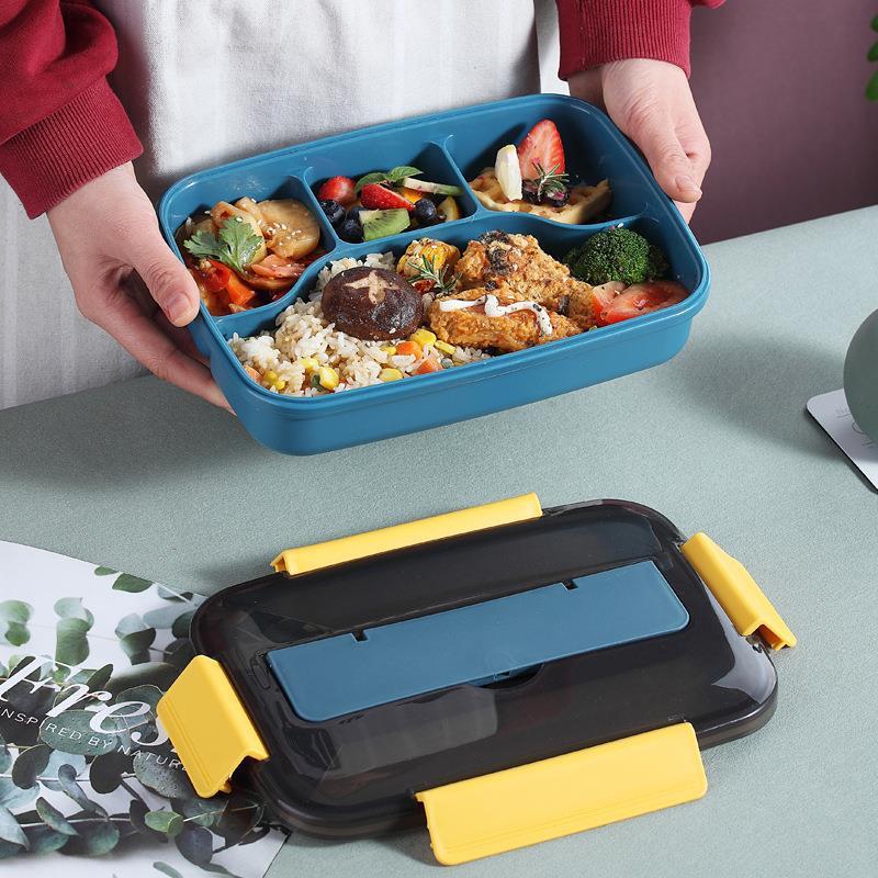 Insulated Lunch Box Set With Tableware Leakproof Food Container Bento Box