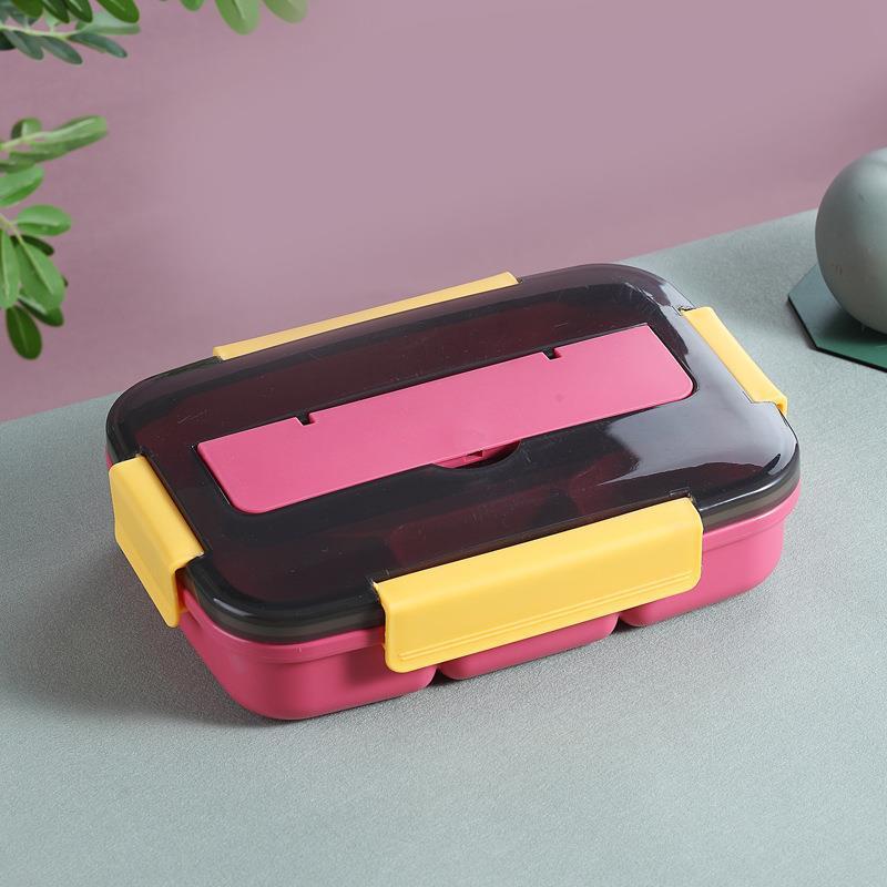 Insulated Lunch Box Set With Tableware Leakproof Food Container Bento Box
