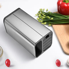 Stainless Steel Knife Holder Shelf Slot Kitchen Storage Rack