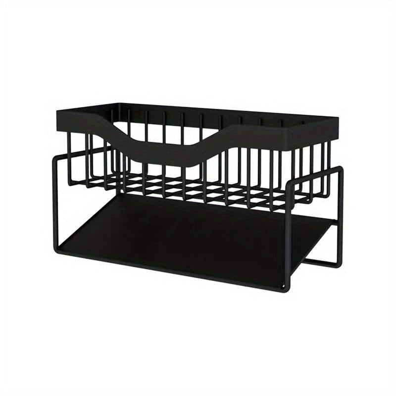 Stainless Steel Kitchen Sink Caddy with Sponge Holder