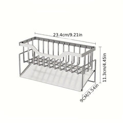Stainless Steel Kitchen Sink Caddy with Sponge Holder