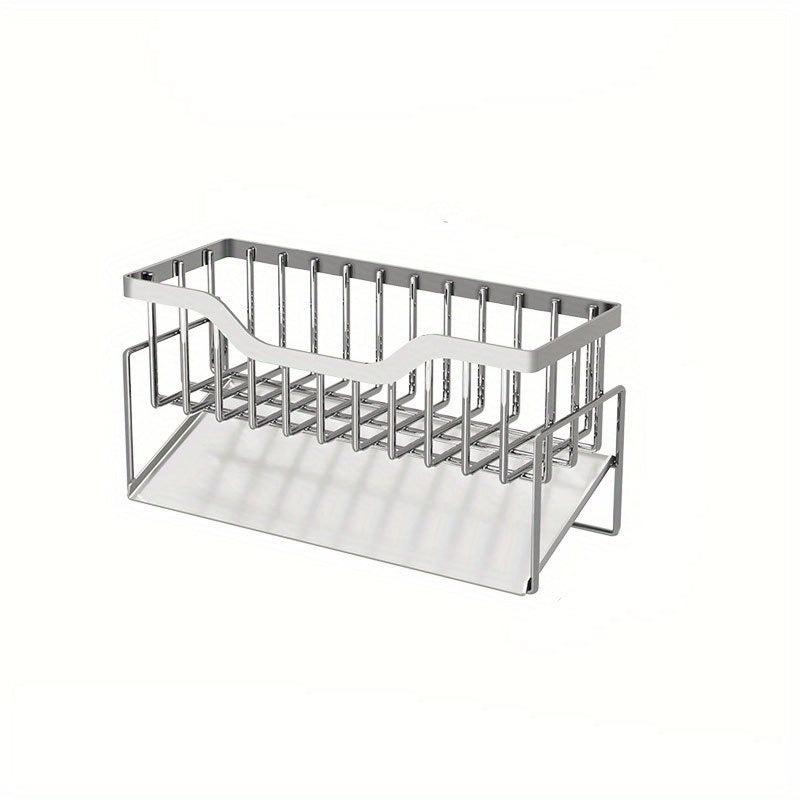 Stainless Steel Kitchen Sink Caddy with Sponge Holder