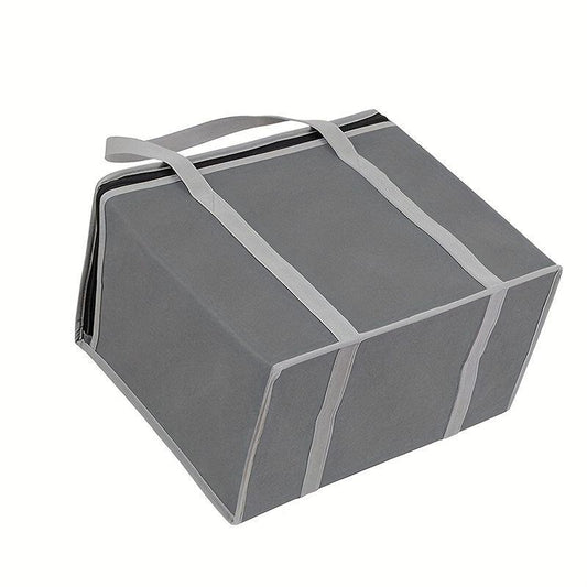 Foldable Reusable Insulated Grocery Bags with Zipper & Handles