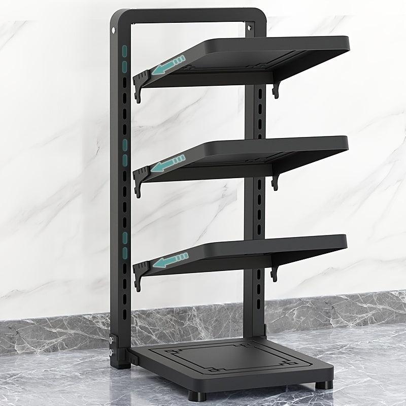 Under Sink Storage Shelf Pots And Pans Organizer - Countertop Storage Shelf