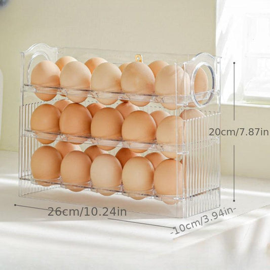 Egg Storage Box Kitchen Refrigerator Fresh-keeping Holder