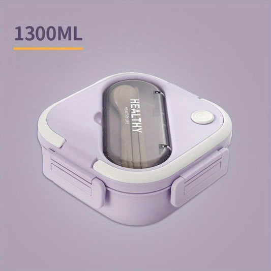 Japanese Style Bento Box Single Layer Sealed Lunch Box for Teenagers and Workers