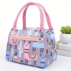 Insulated Lunch Bag Printed Reusable Leakproof Cooler Bag