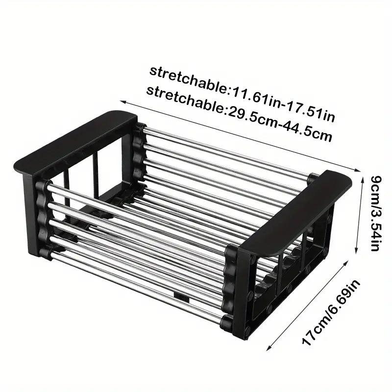 Stainless Steel Retractable Sink Drain Basket