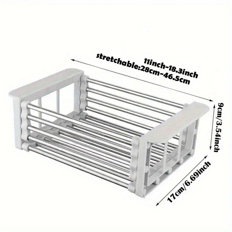 Stainless Steel Retractable Sink Drain Basket