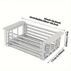 Stainless Steel Retractable Sink Drain Basket