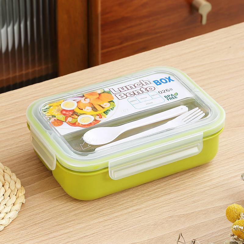 Eco Friendly Leak proof Portable Lunch Box Cutlery BPA Food Safe Microwave Safe