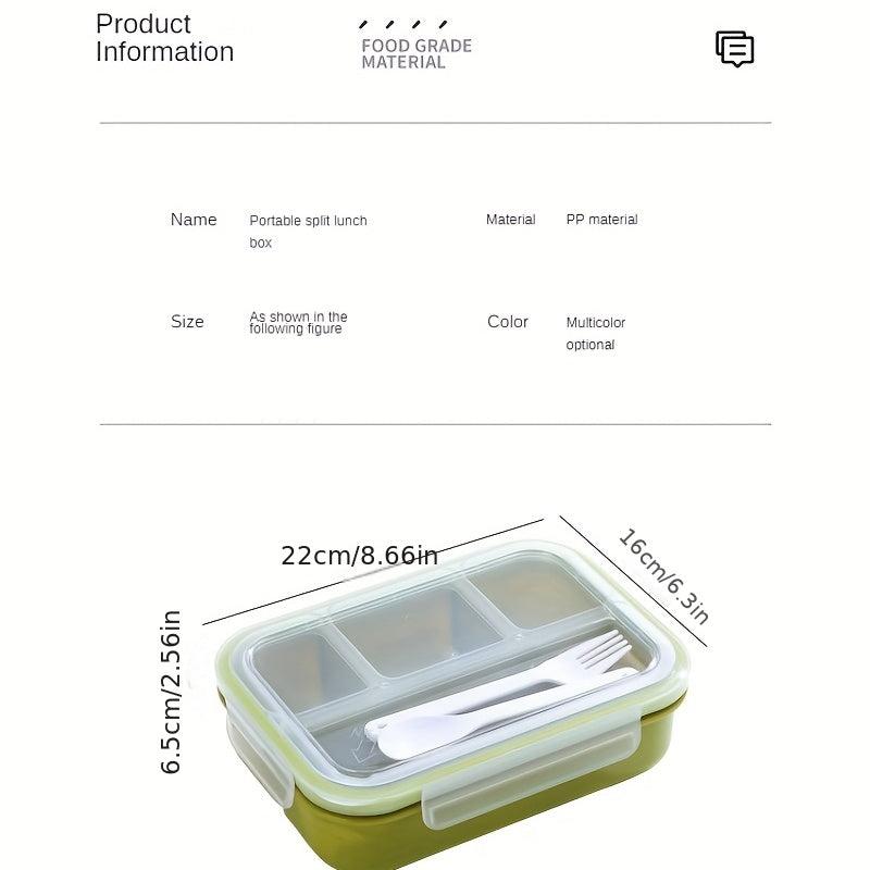 Eco Friendly Leak proof Portable Lunch Box Cutlery BPA Food Safe Microwave Safe
