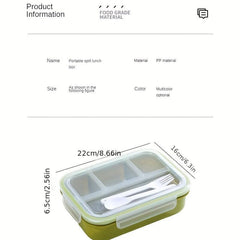 Eco Friendly Leak proof Portable Lunch Box Cutlery BPA Food Safe Microwave Safe