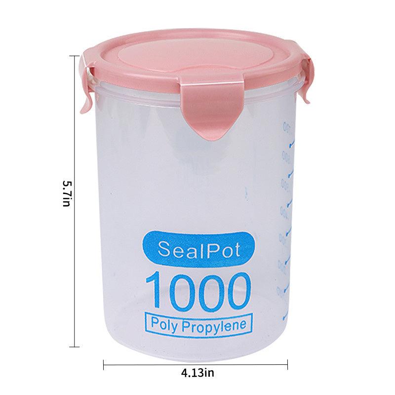 Clear Plastic Kitchen Storage Box 33 8oz Food Container