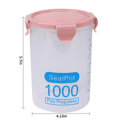 Clear Plastic Kitchen Storage Box 33 8oz Food Container