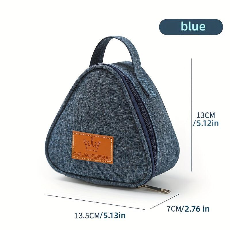 Triangle Insulated Rice Ball Bag Leakproof Lunch Box