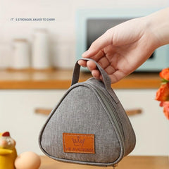 Triangle Insulated Rice Ball Bag Leakproof Lunch Box