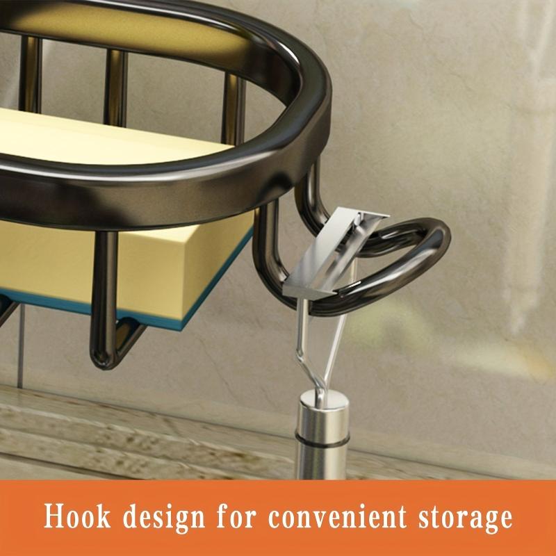 Kitchen Faucet Rack Sponge Drain Basket Toilet Storage
